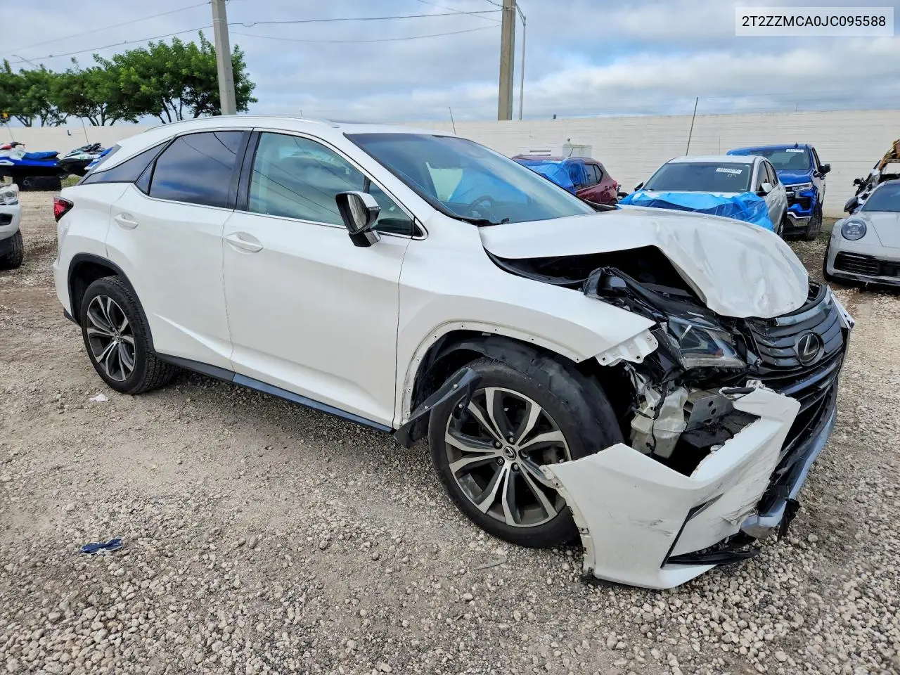 2018 LEXUS RX VIN 2T2ZZMCA0JC095588 — фото 4