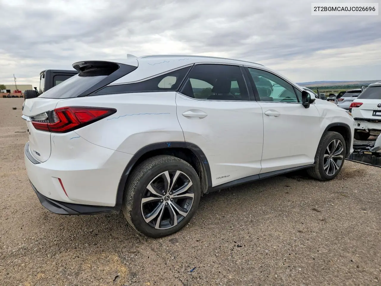 2018 LEXUS RX VIN 2T2BGMCA0JC026696 — фото 3