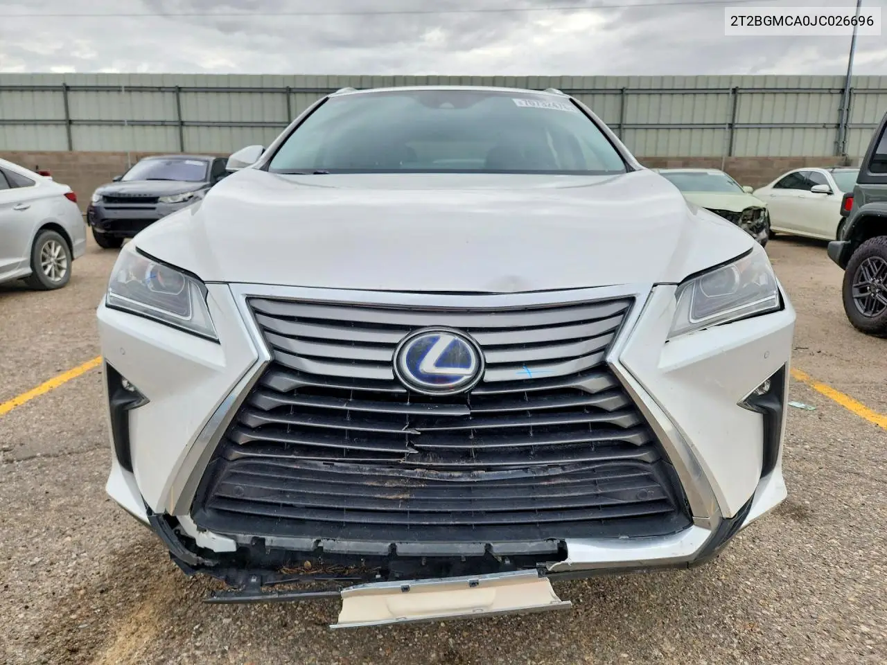 2018 LEXUS RX VIN 2T2BGMCA0JC026696 — фото 5
