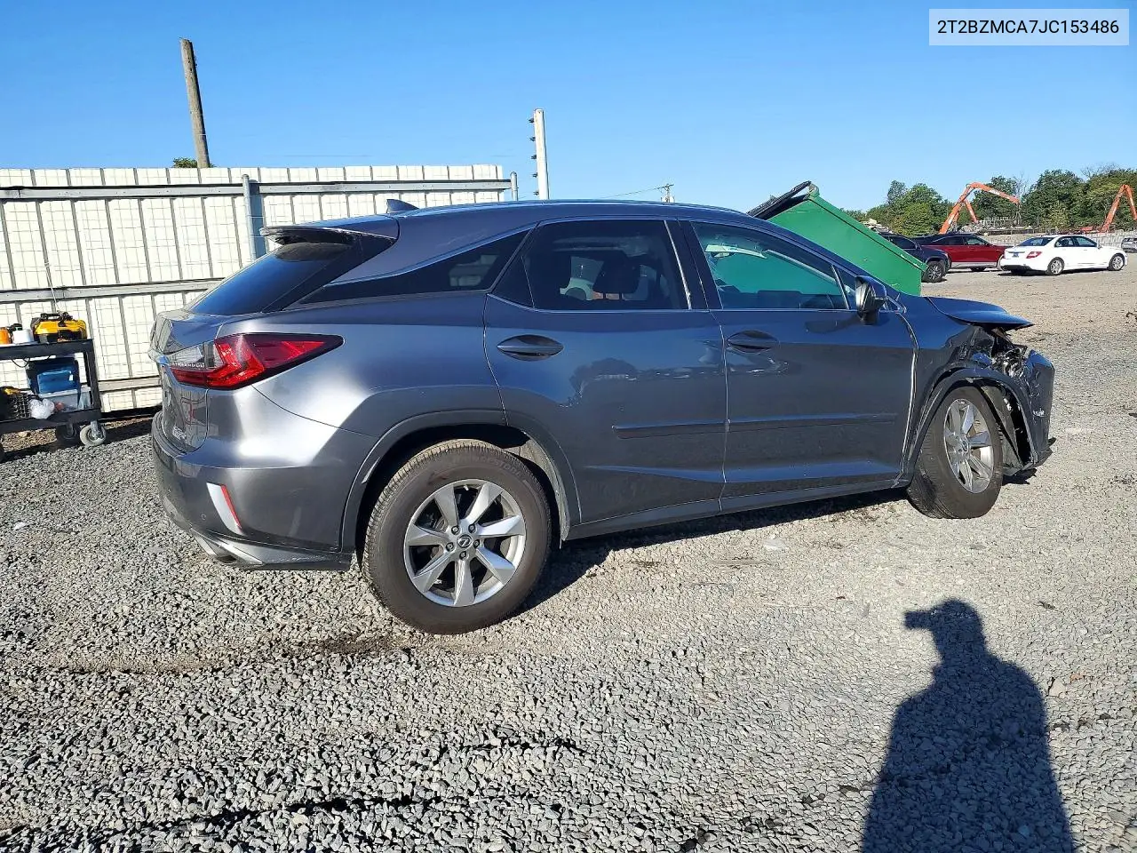 2018 LEXUS RX VIN 2T2BZMCA7JC153486 — фото 3