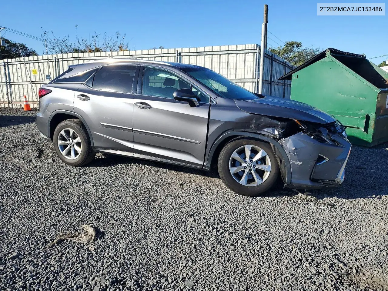 2018 LEXUS RX VIN 2T2BZMCA7JC153486 — фото 4