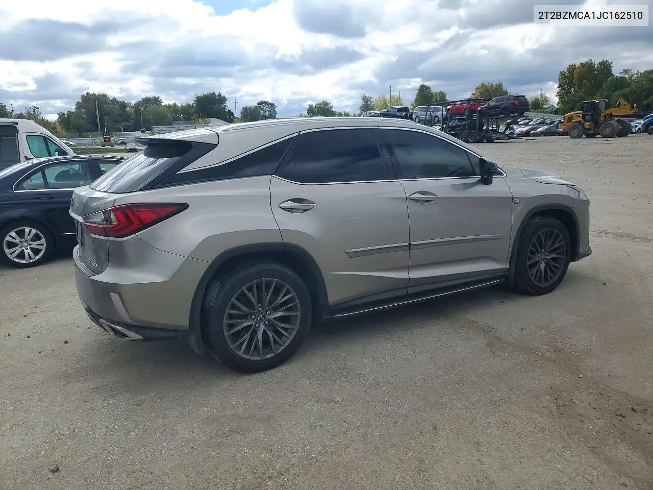 2018 LEXUS RX VIN 2T2BZMCA1JC162510 — фото 3