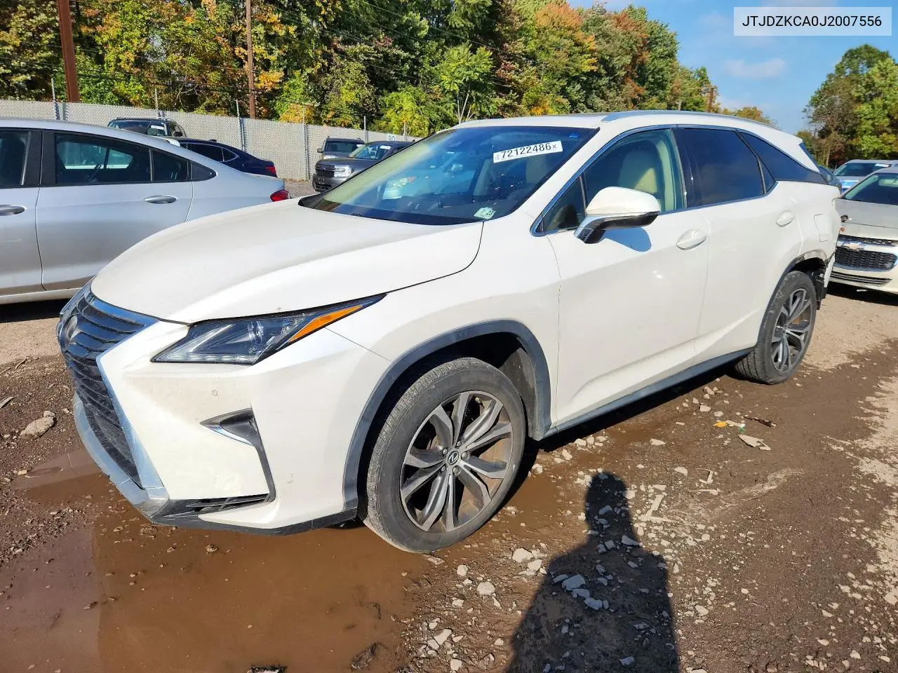 LEXUS RX 2018, VIN JTJDZKCA0J2007556