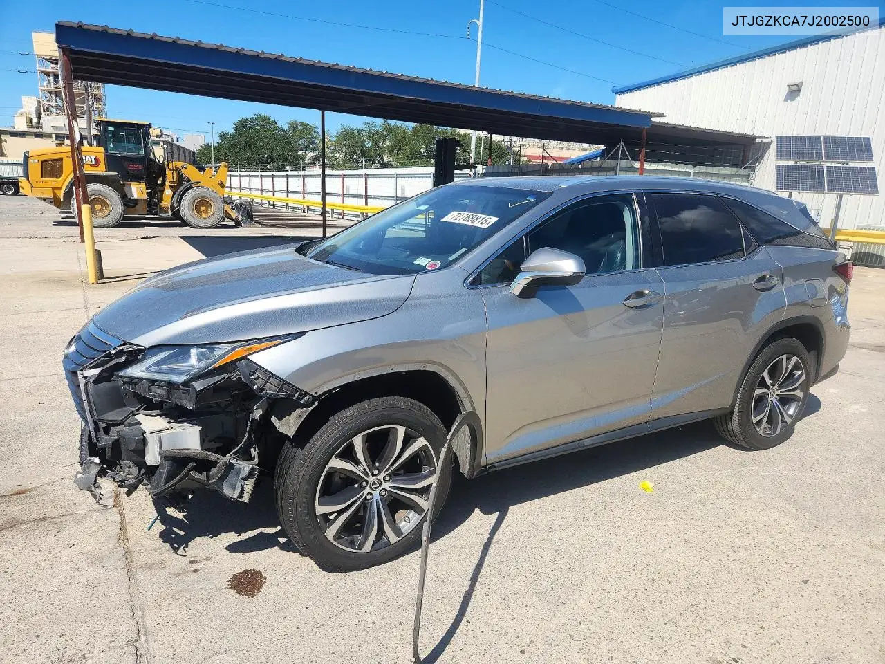 LEXUS RX 2018, VIN JTJGZKCA7J2002500