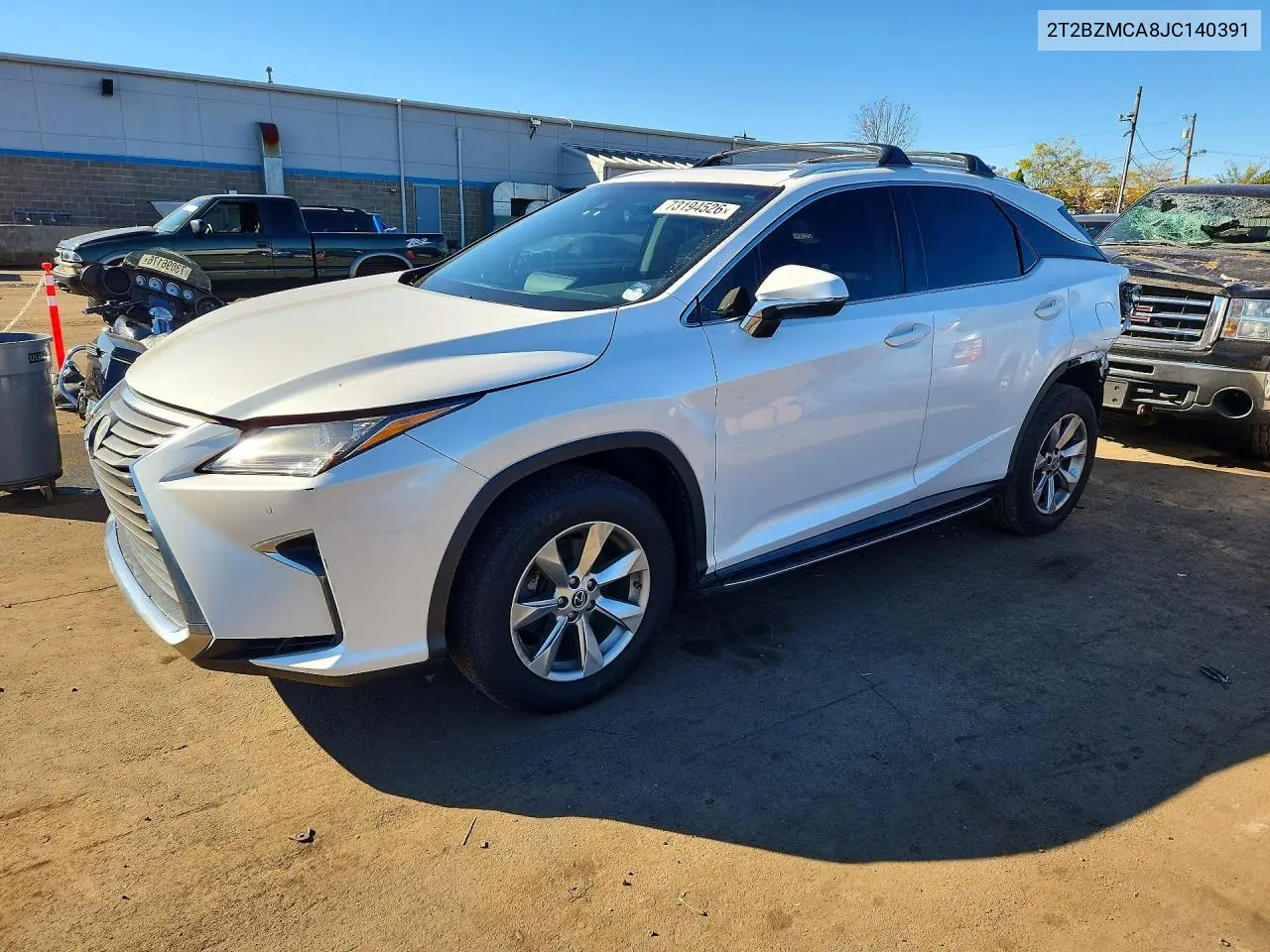 LEXUS RX 2018, VIN 2T2BZMCA8JC140391