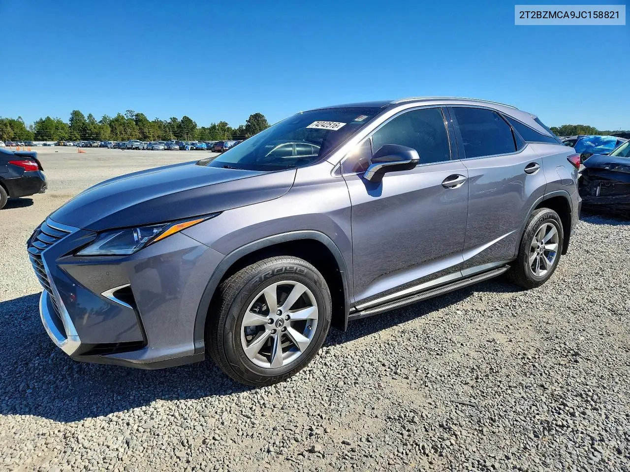 LEXUS RX 2018, VIN 2T2BZMCA9JC158821