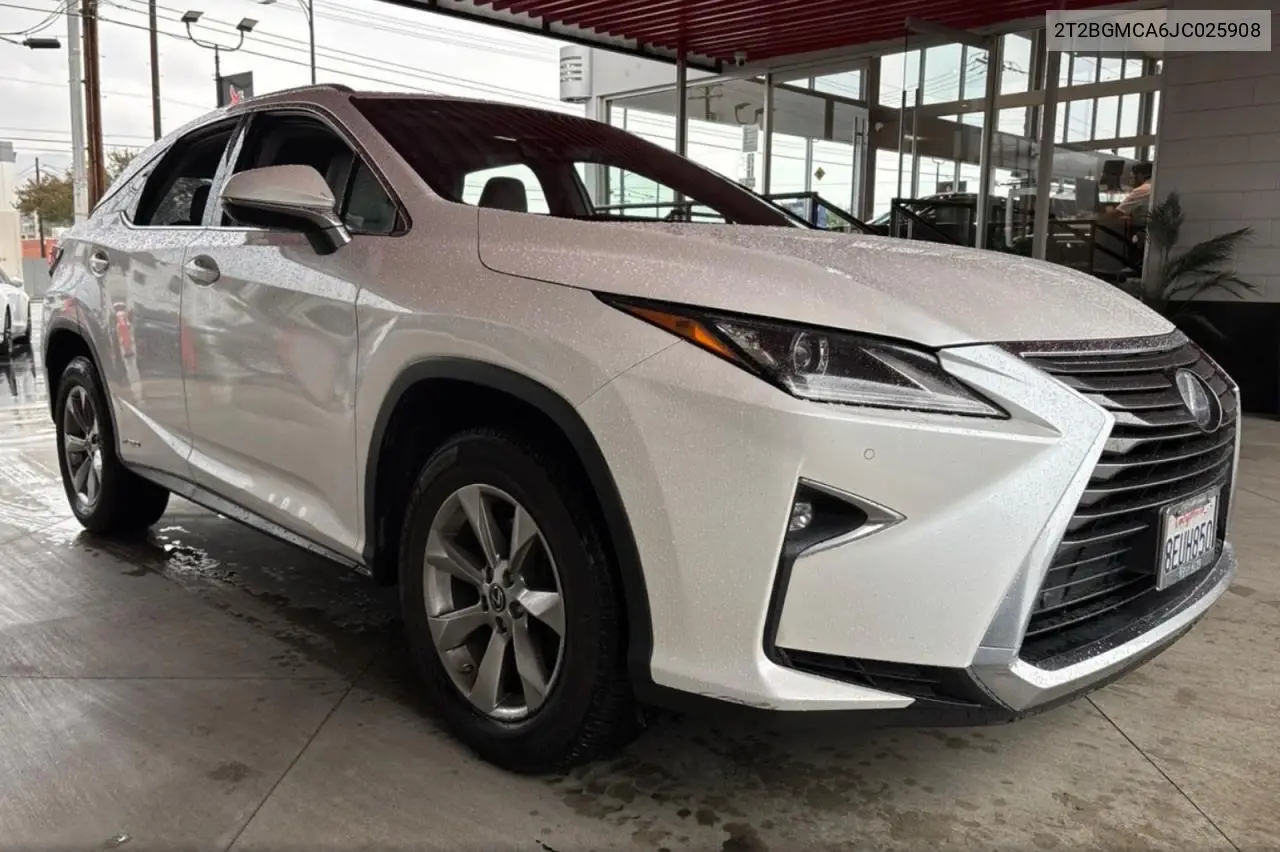 LEXUS RX 2018, VIN 2T2BGMCA6JC025908