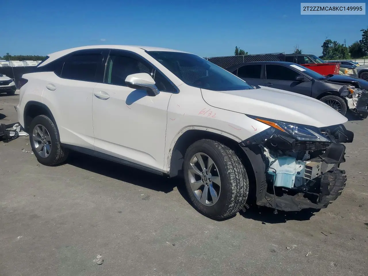 2019 LEXUS RX VIN 2T2ZZMCA8KC149995 — фото 4