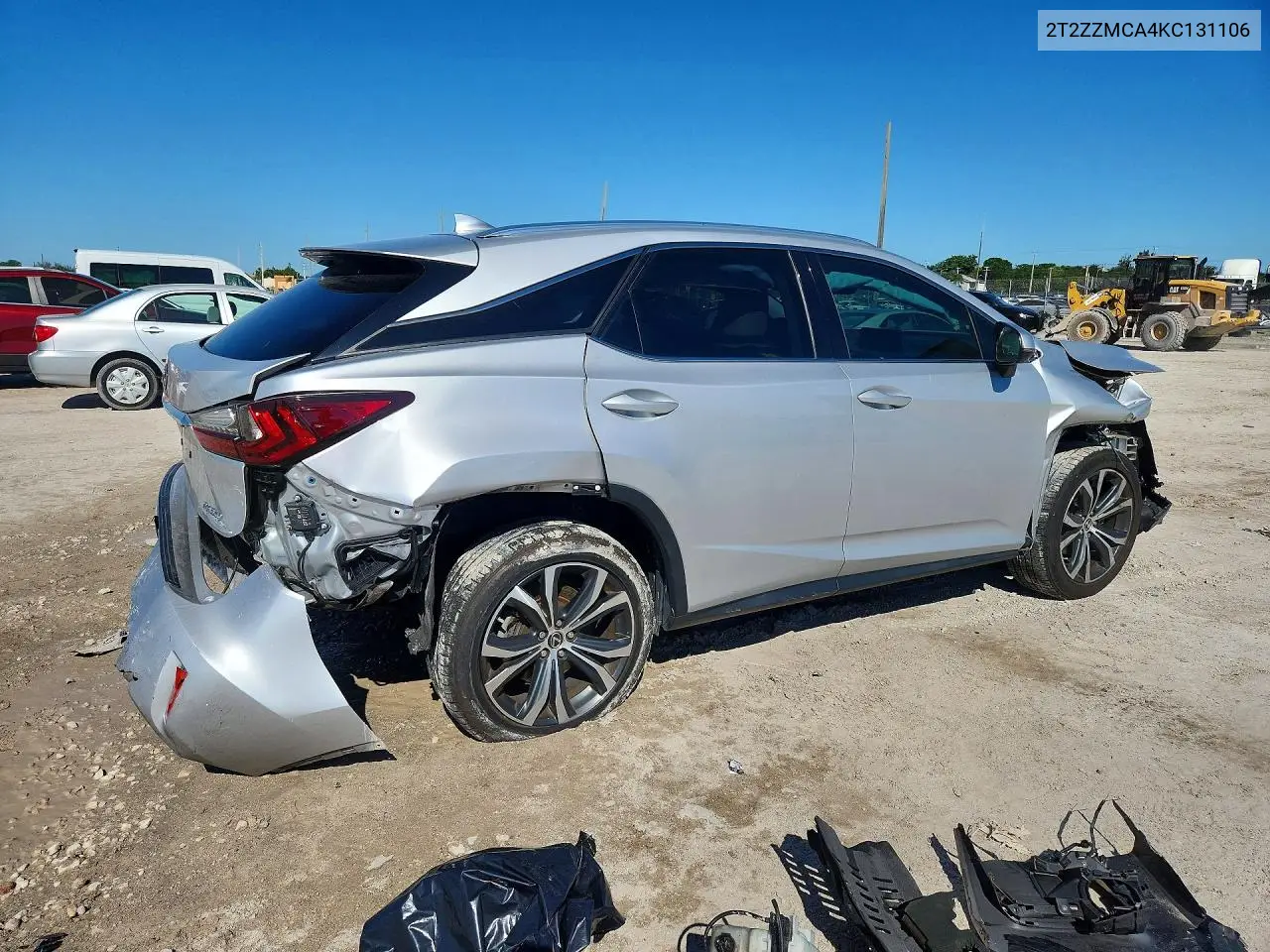 2019 LEXUS RX VIN 2T2ZZMCA4KC131106 — фото 3