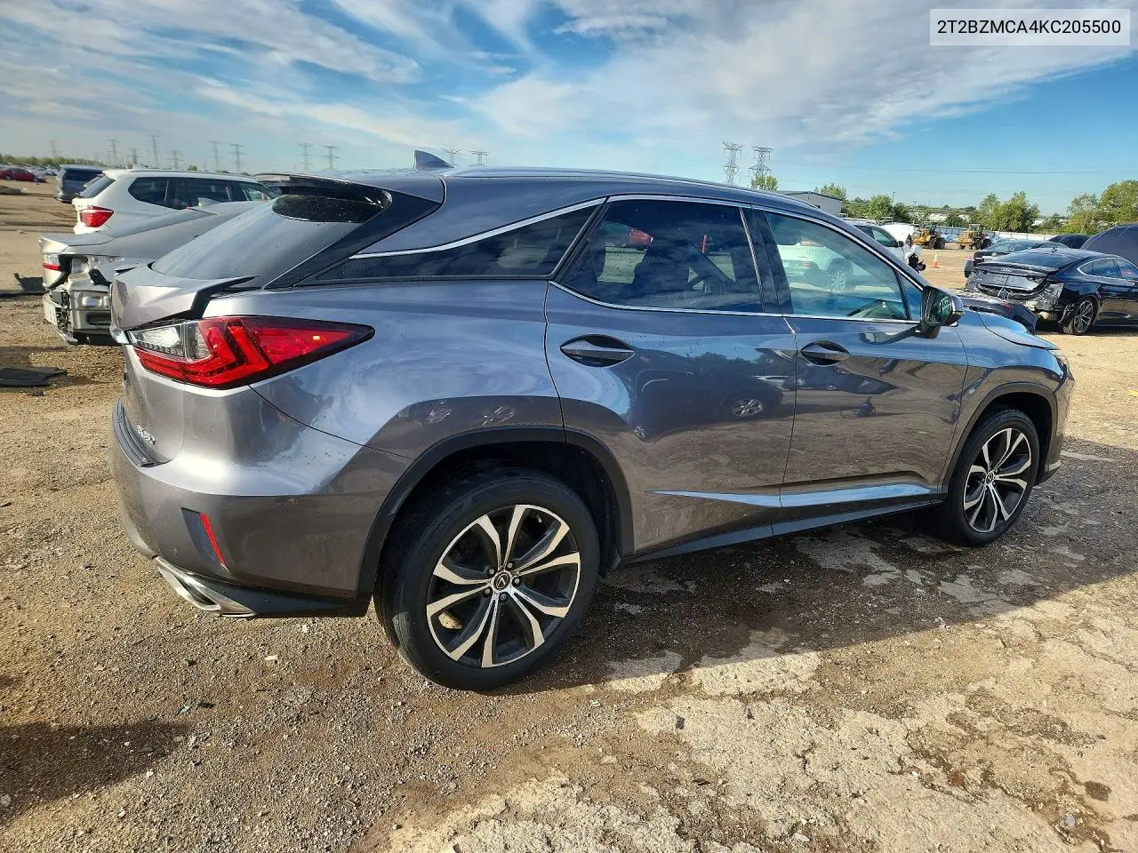 2019 LEXUS RX VIN 2T2BZMCA4KC205500 — фото 3