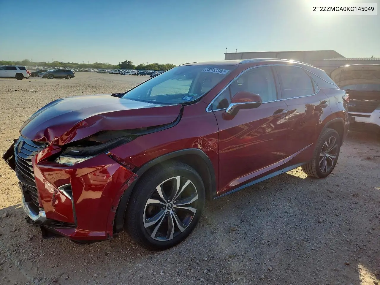 LEXUS RX 2019, VIN 2T2ZZMCA0KC145049