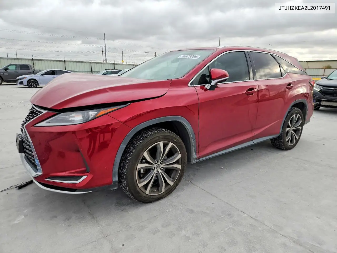 LEXUS RX 2020, VIN JTJHZKEA2L2017491