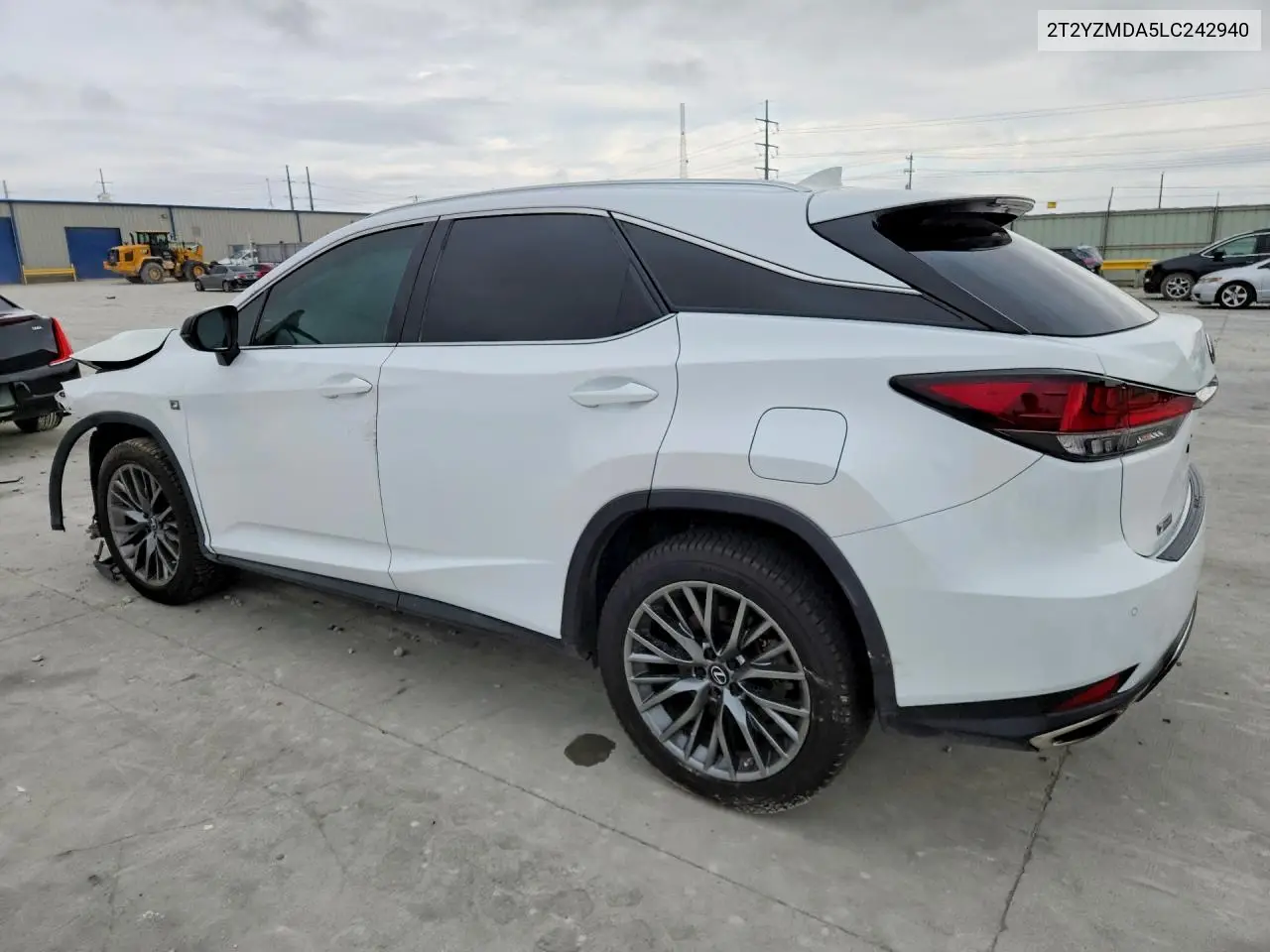 2020 LEXUS RX VIN 2T2YZMDA5LC242940 — фото 2