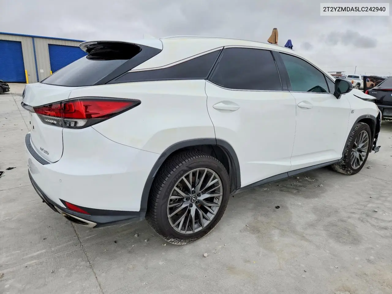 2020 LEXUS RX VIN 2T2YZMDA5LC242940 — фото 3