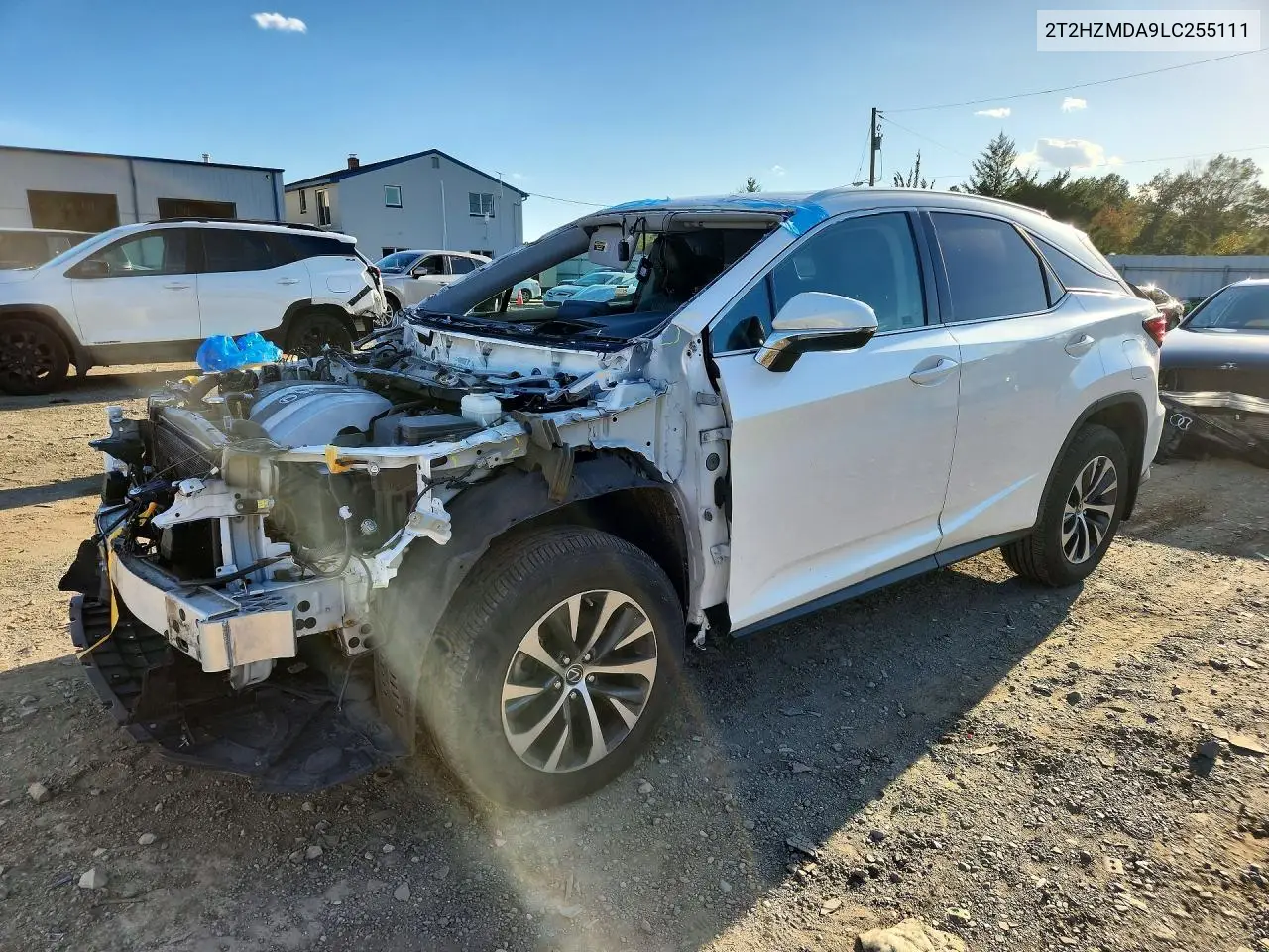 2020 LEXUS RX VIN 2T2HZMDA9LC255111 — фото 2