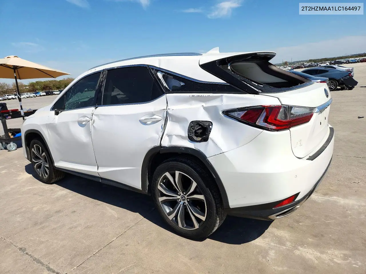 2020 LEXUS RX VIN 2T2HZMAA1LC164497 — фото 2