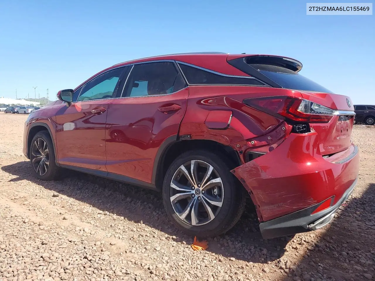 2020 LEXUS RX VIN 2T2HZMAA6LC155469 — фото 2