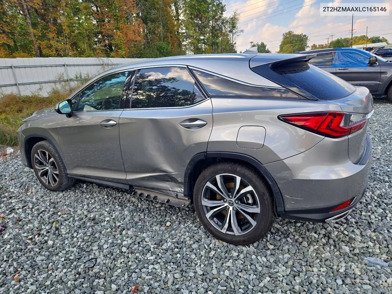 2020 LEXUS RX VIN 2T2HZMAAXLC165146 — фото 2