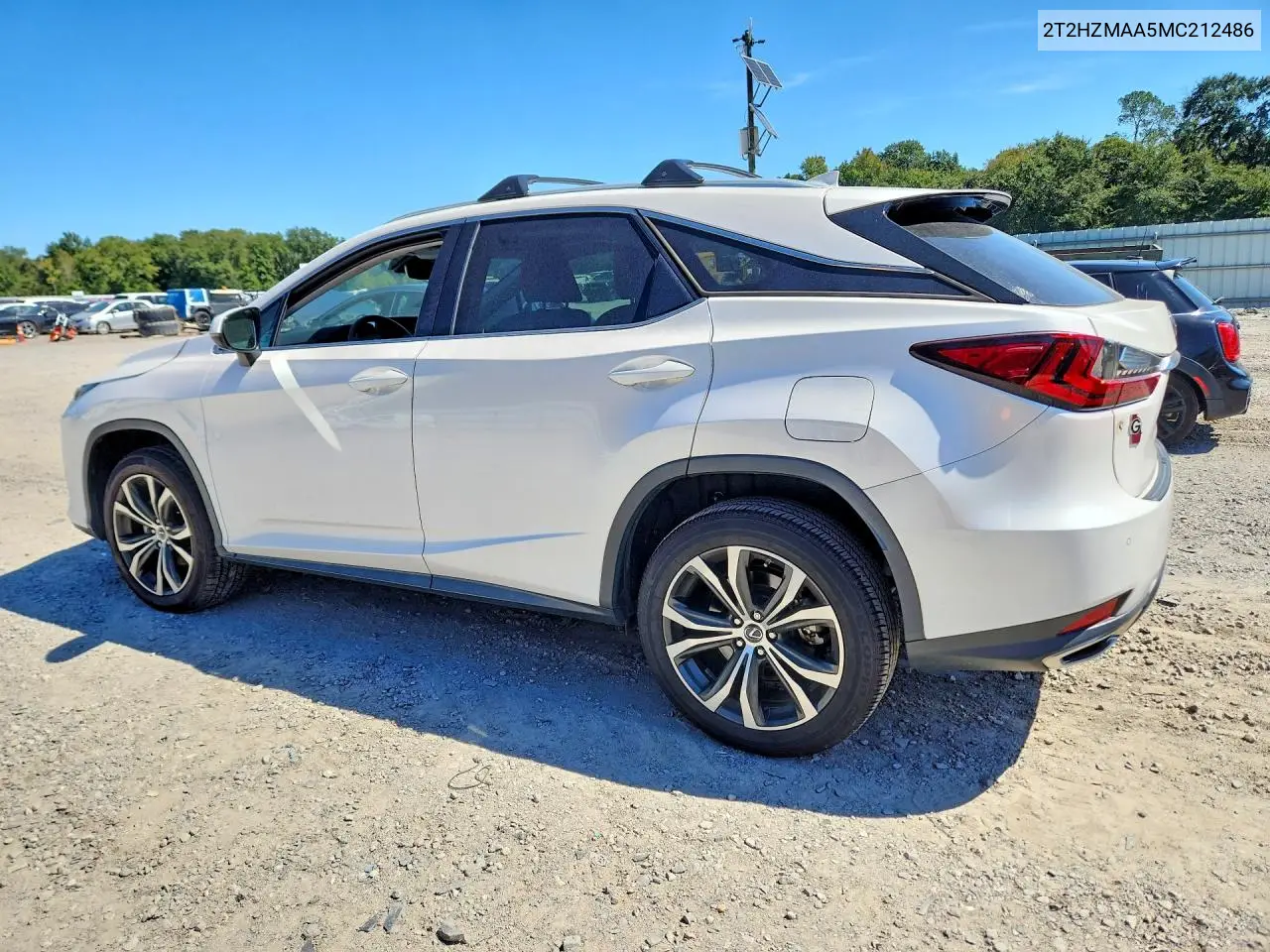 2021 LEXUS RX VIN 2T2HZMAA5MC212486 — фото 2