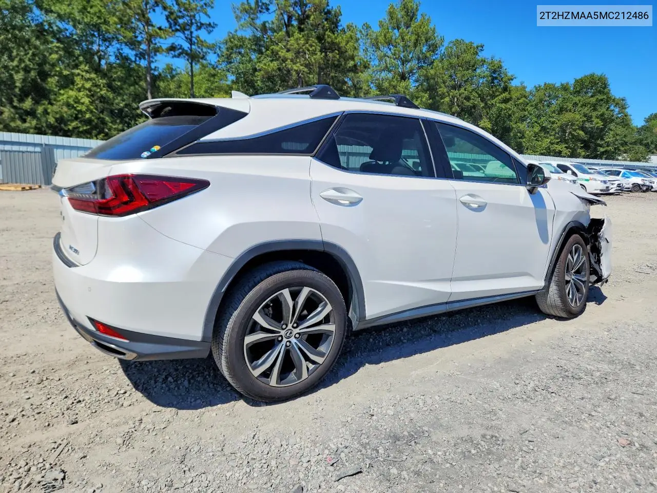 2021 LEXUS RX VIN 2T2HZMAA5MC212486 — фото 3