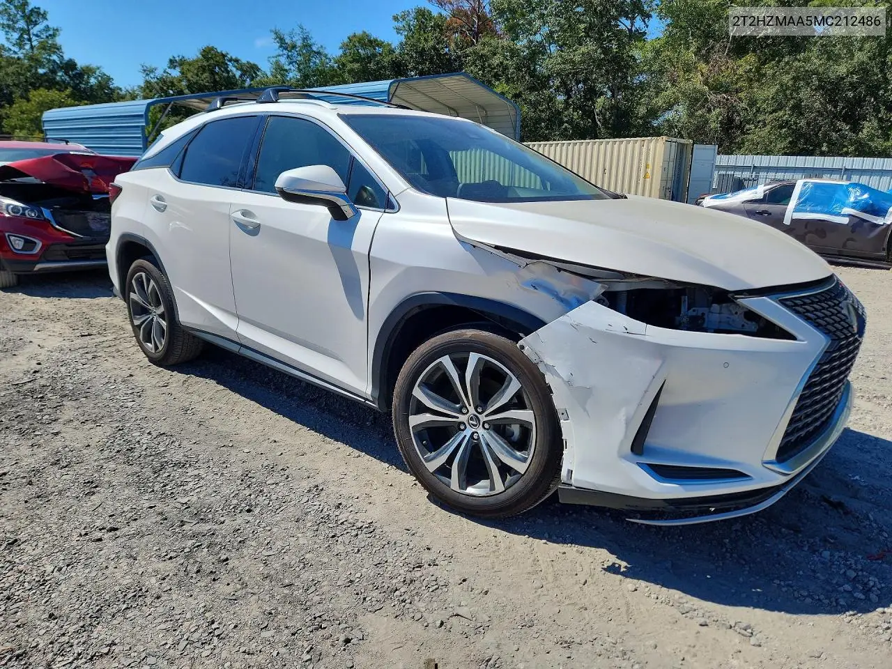 2021 LEXUS RX VIN 2T2HZMAA5MC212486 — фото 4