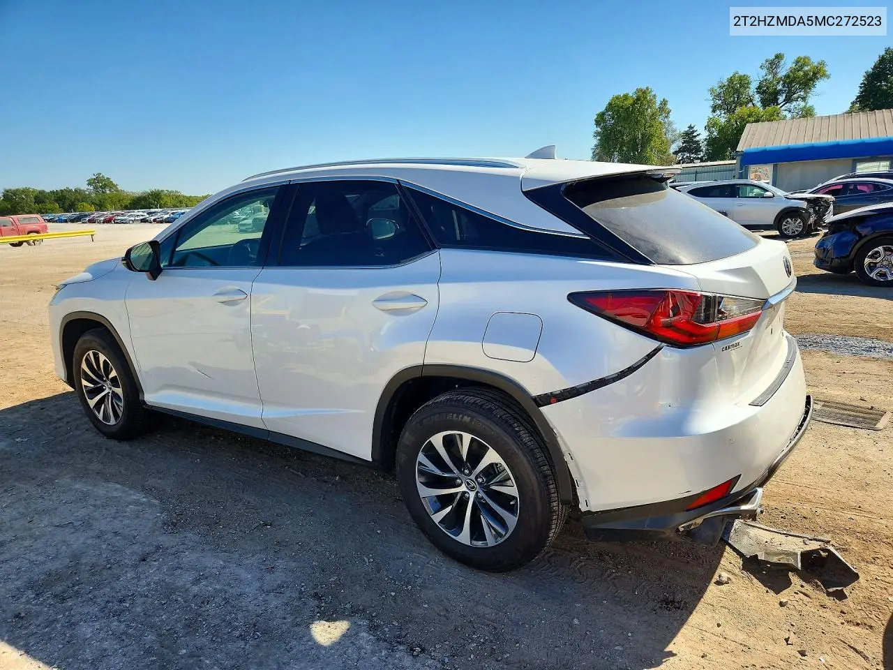 2021 LEXUS RX VIN 2T2HZMDA5MC272523 — фото 2
