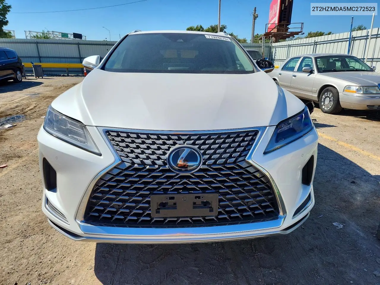 2021 LEXUS RX VIN 2T2HZMDA5MC272523 — фото 5