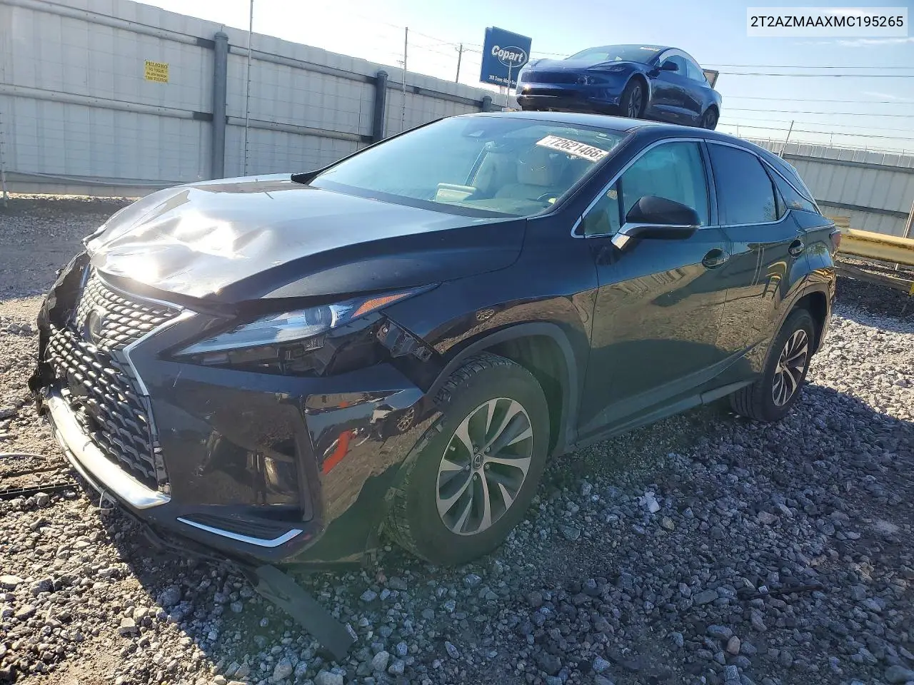 LEXUS RX 2021, VIN 2T2AZMAAXMC195265