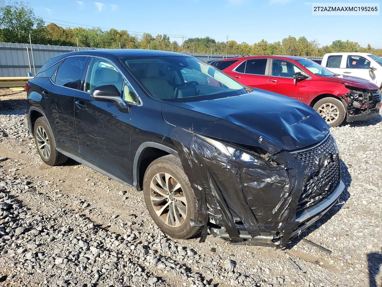 2021 LEXUS RX VIN 2T2AZMAAXMC195265 — фото 4