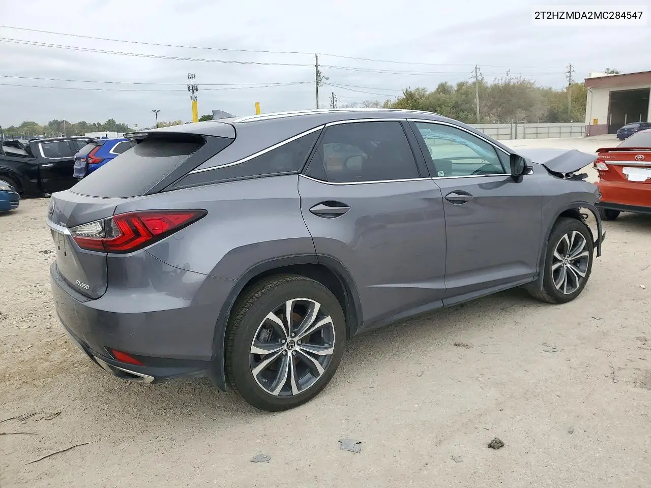 2021 LEXUS RX VIN 2T2HZMDA2MC284547 — фото 3