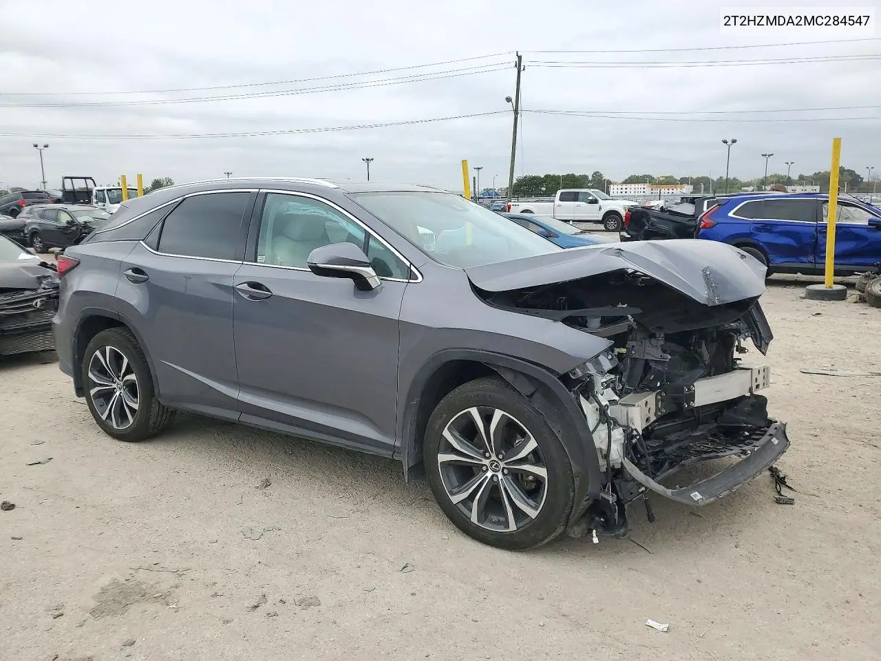 2021 LEXUS RX VIN 2T2HZMDA2MC284547 — фото 4
