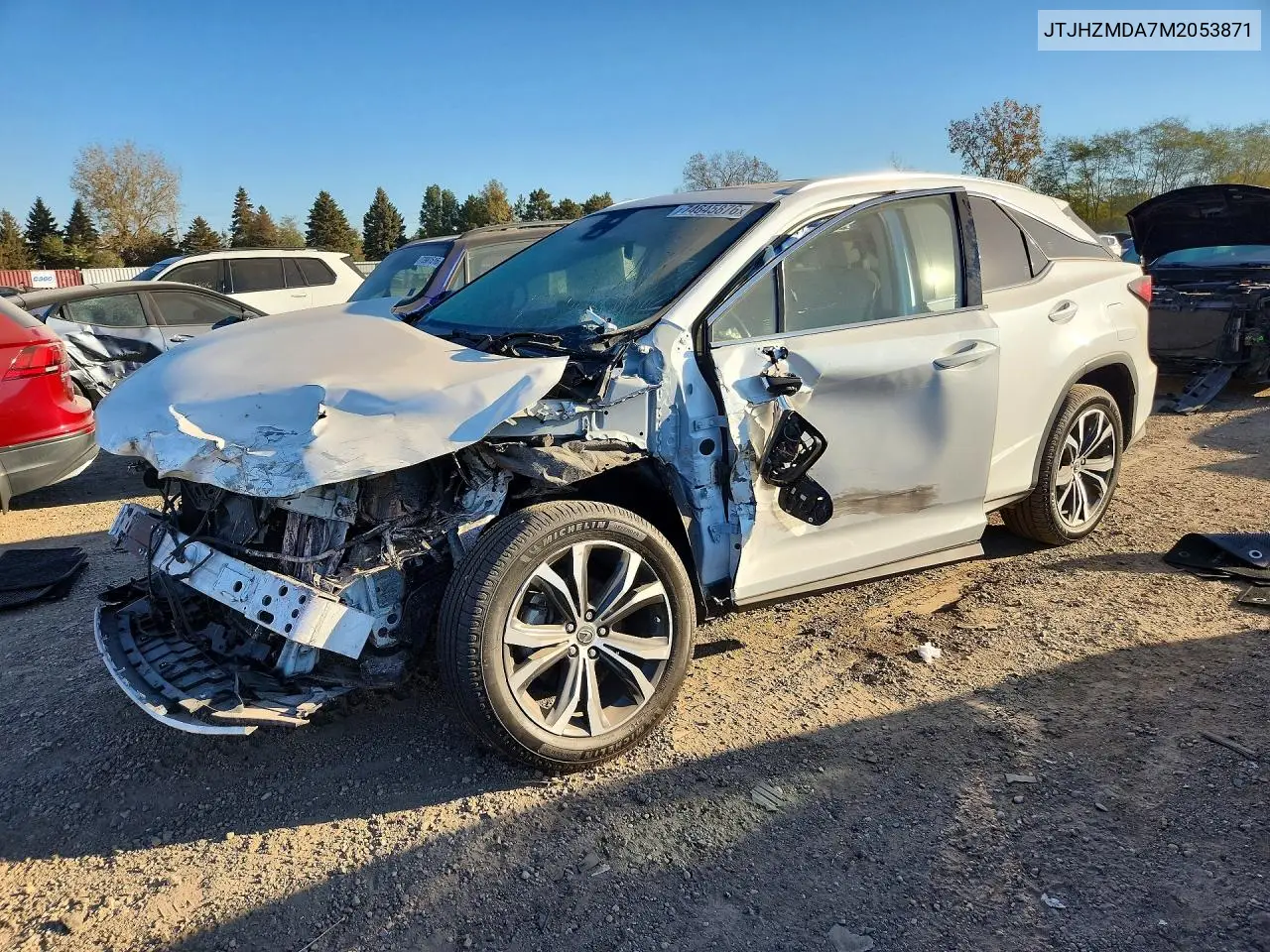 LEXUS RX 2021, VIN JTJHZMDA7M2053871