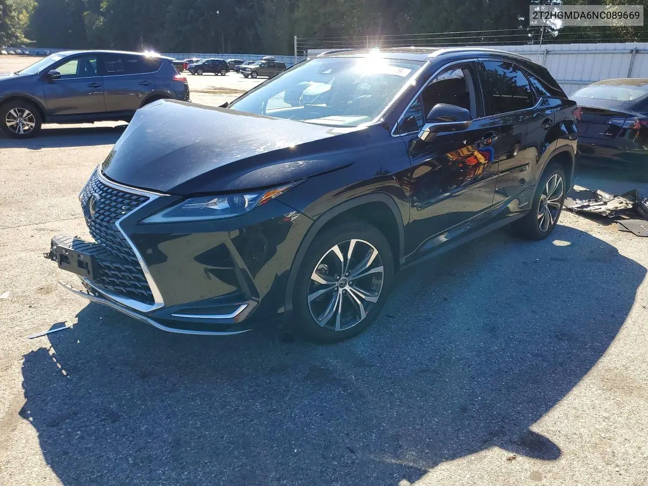 LEXUS RX 2022, VIN 2T2HGMDA6NC089669
