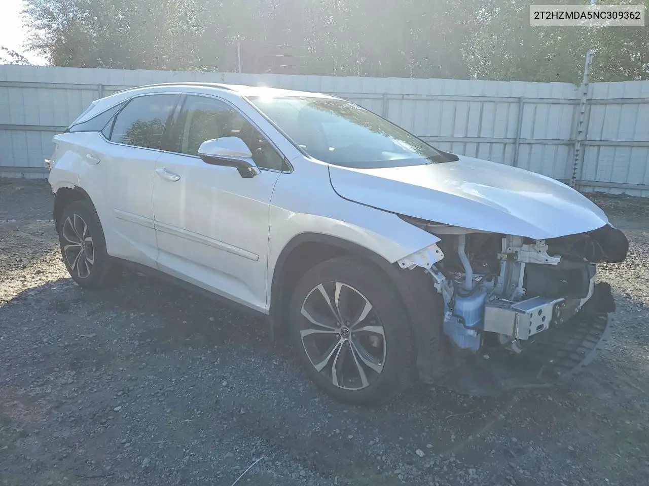 2022 LEXUS RX VIN 2T2HZMDA5NC309362 — фото 4