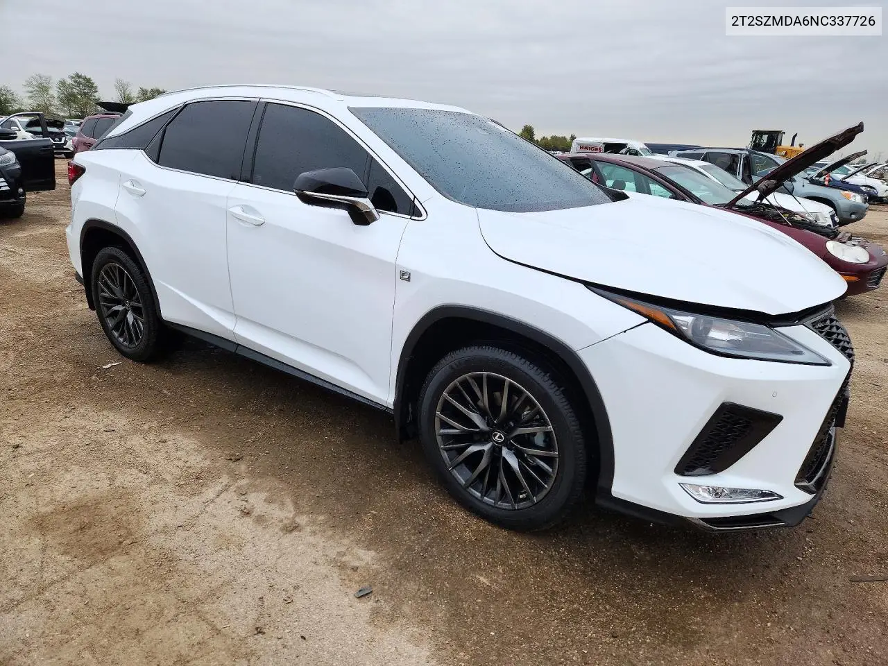 LEXUS RX 2022, VIN 2T2SZMDA6NC337726