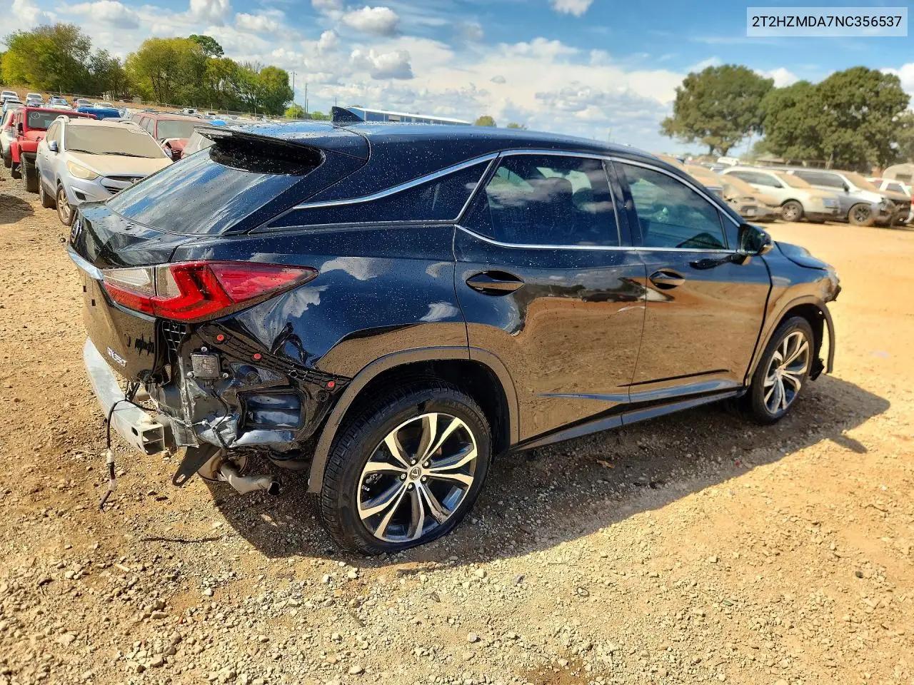 2022 LEXUS RX VIN 2T2HZMDA7NC356537 — фото 3