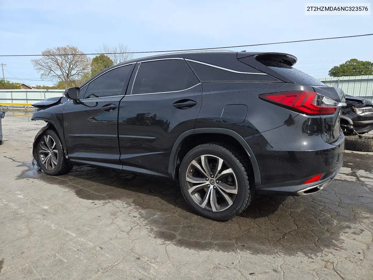 2022 LEXUS RX VIN 2T2HZMDA6NC323576 — фото 2