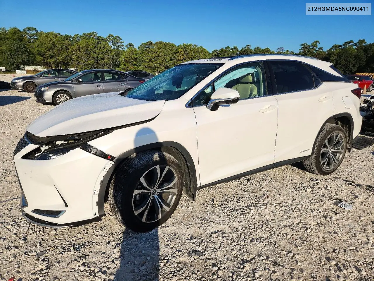 LEXUS RX 2022, VIN 2T2HGMDA5NC090411