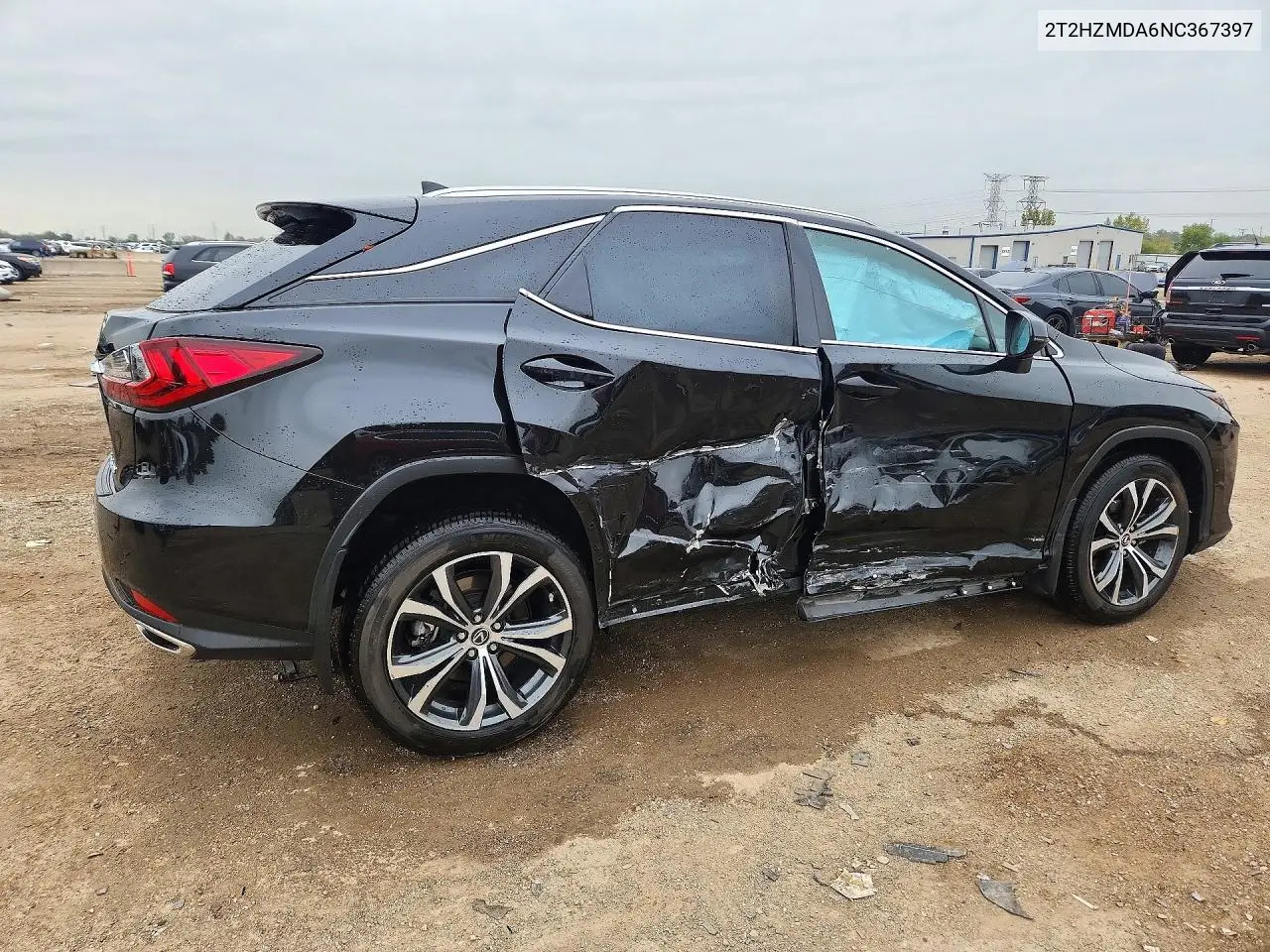 2022 LEXUS RX VIN 2T2HZMDA6NC367397 — фото 3