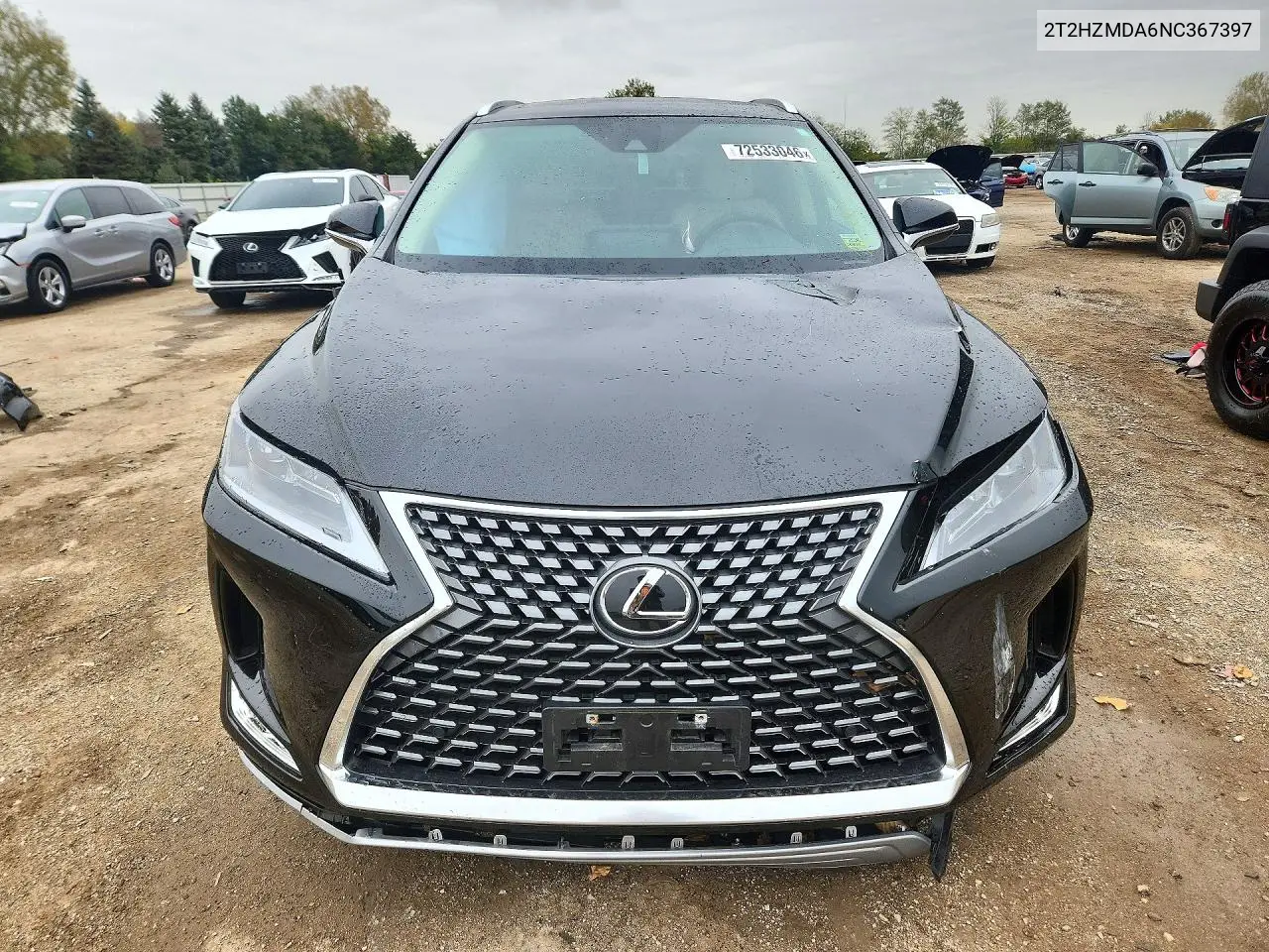 2022 LEXUS RX VIN 2T2HZMDA6NC367397 — фото 5