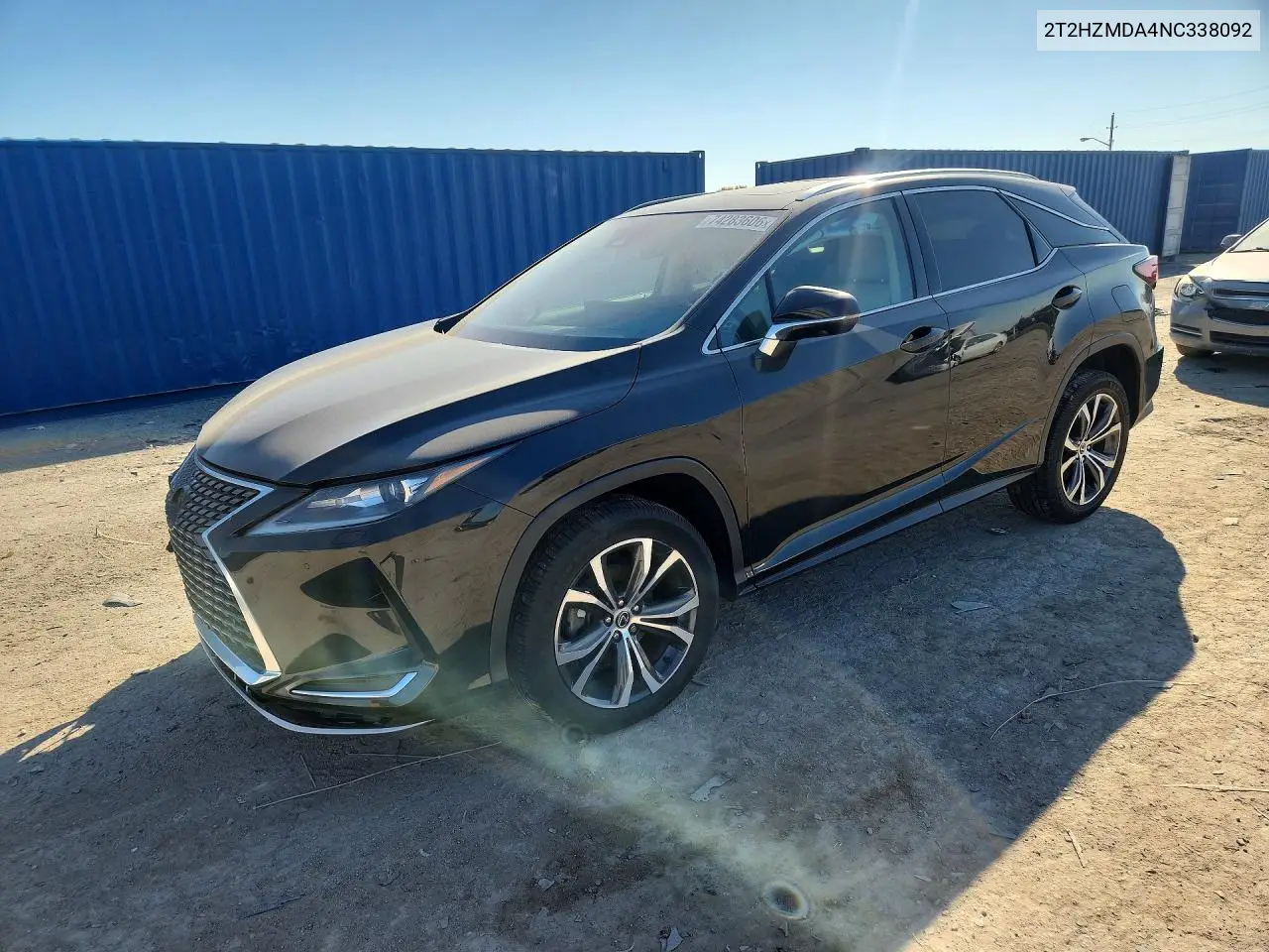 LEXUS RX 2022, VIN 2T2HZMDA4NC338092