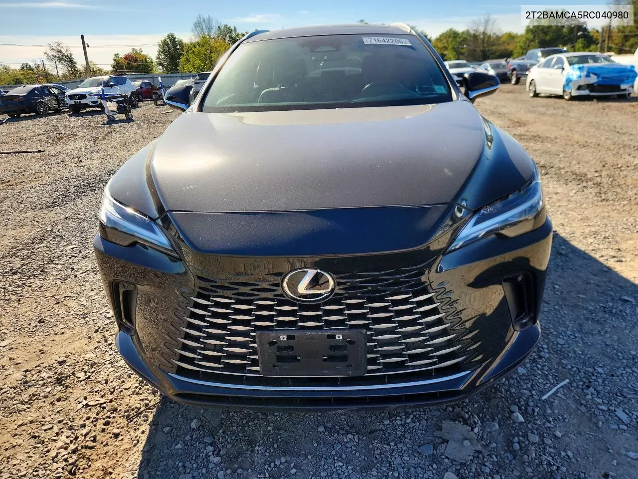 2024 LEXUS RX VIN 2T2BAMCA5RC040980 — фото 5