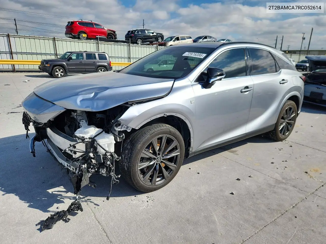 LEXUS RX 2024, VIN 2T2BAMCA7RC052614