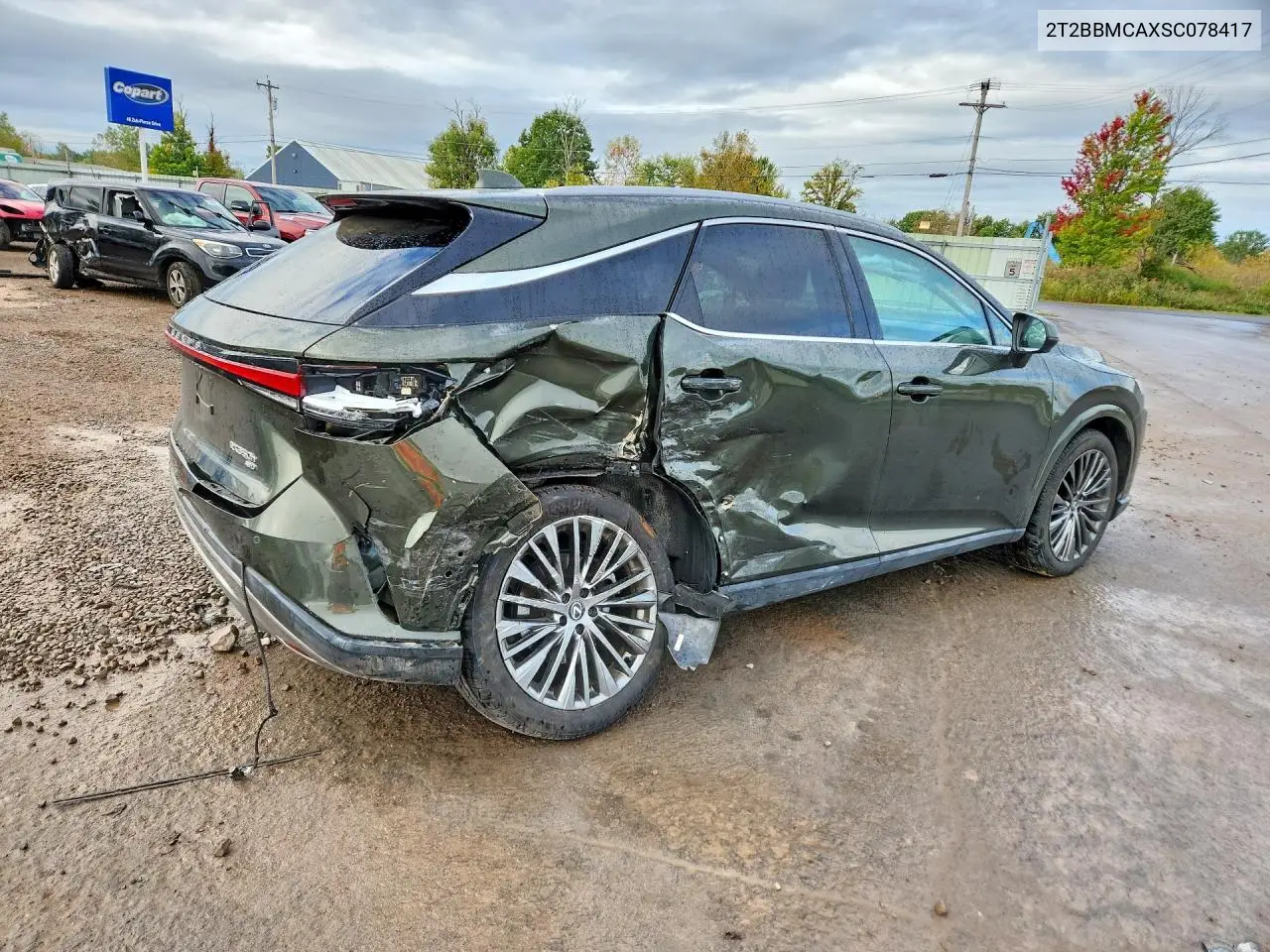2025 LEXUS RX VIN 2T2BBMCAXSC078417 — фото 3