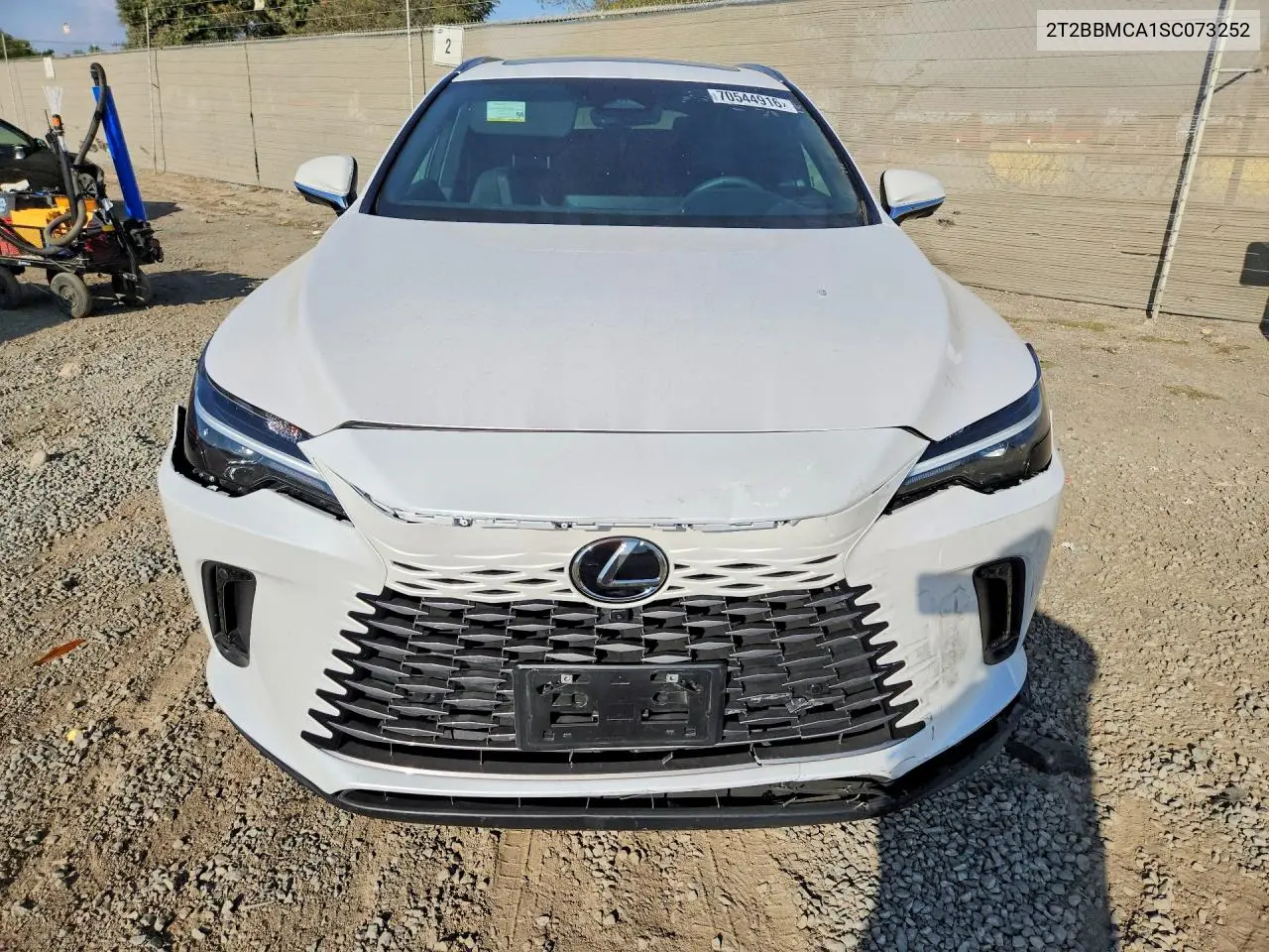 2025 LEXUS RX VIN 2T2BBMCA1SC073252 — фото 5
