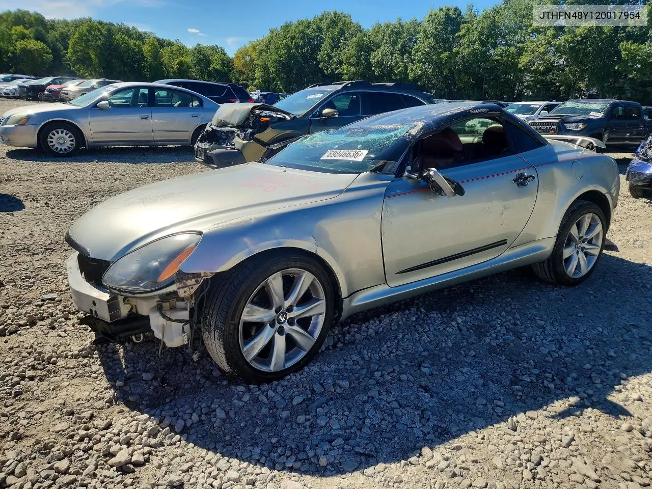 LEXUS SC 2002, VIN JTHFN48Y120017954