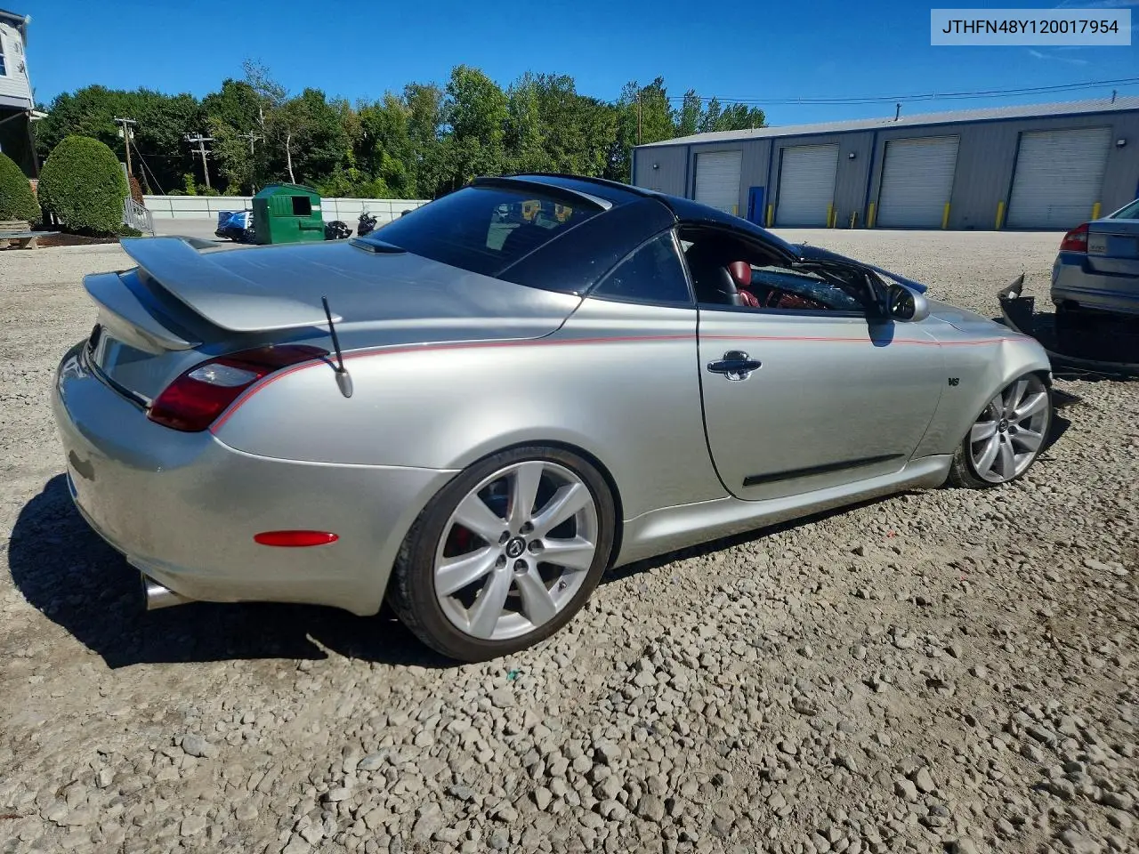 2002 LEXUS SC VIN JTHFN48Y120017954 — фото 3
