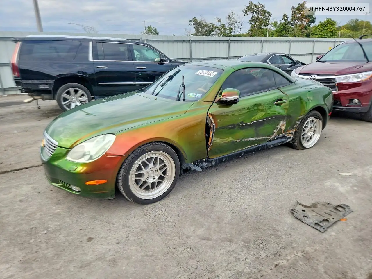 LEXUS SC 2002, VIN JTHFN48Y320004767