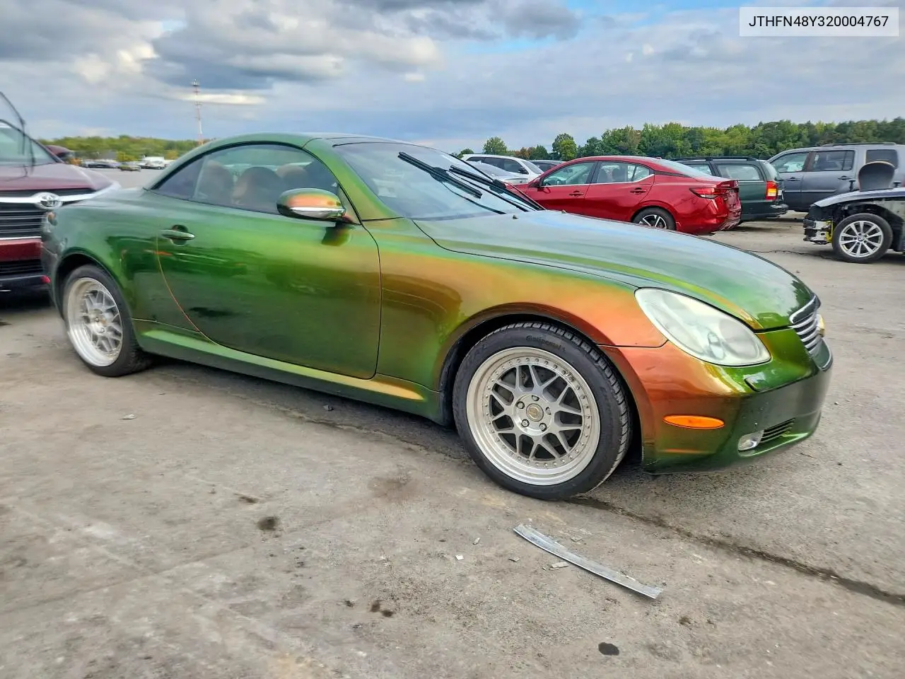 2002 LEXUS SC VIN JTHFN48Y320004767 — фото 4