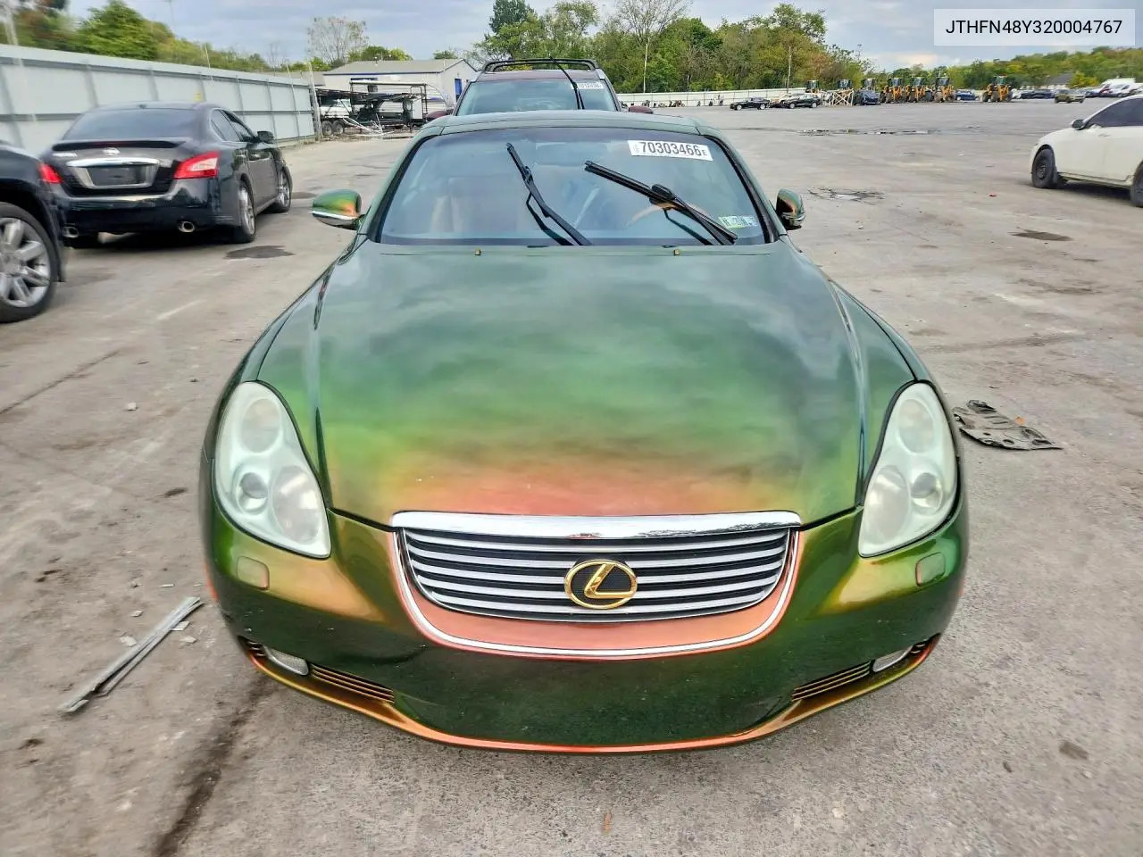 2002 LEXUS SC VIN JTHFN48Y320004767 — фото 5